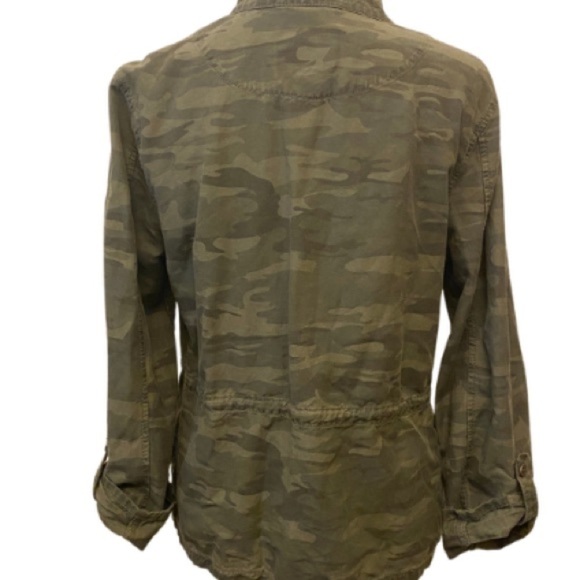 SANCTUARY Camo Olive Army Green Lightweight Jacket - Picture 5 of 8